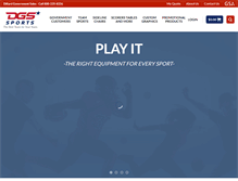 Tablet Screenshot of dgssports.com